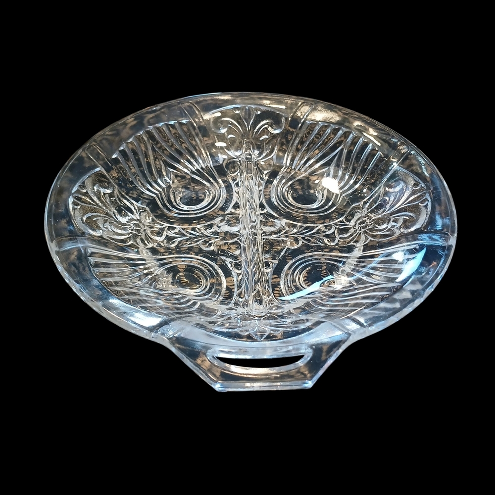 Crystal Divided Relish Dish | Serve Ware